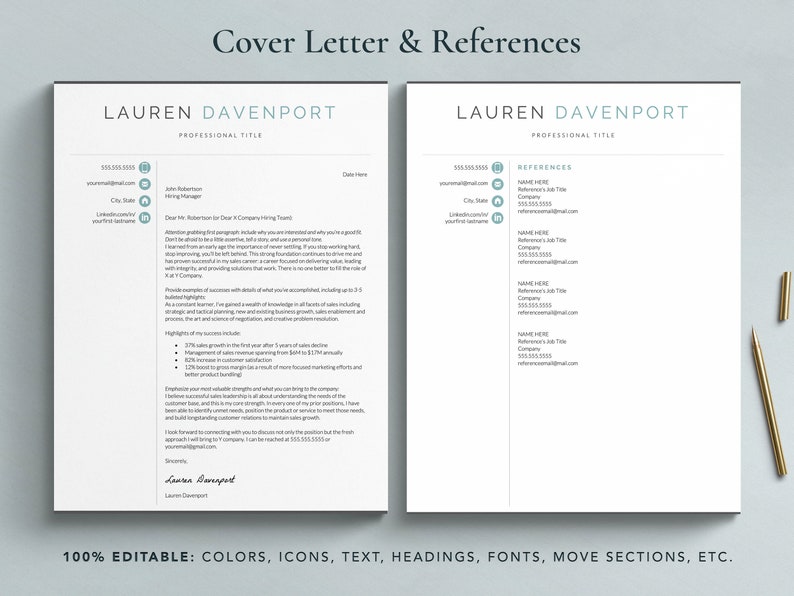 marketing cover letter template