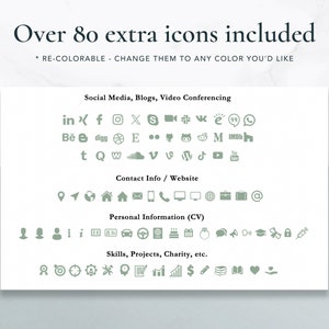 resume template icons