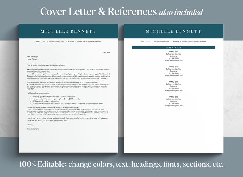 Google Docs Resume Template, resume cover letter for google docs, word and mac pages