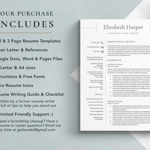 teaching resume template google docs