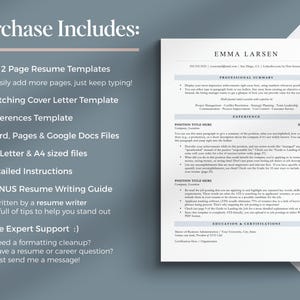 ats resume template for google docs, word and mac pages. easy to edit resume template, customizable resume template format, best resume format for ats