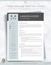 Blue Grey Resume Template for Word & Pages | 1-3 Page Resumes, Cover Letter | Executive Resume, Finance Resume, Professional CV Design 