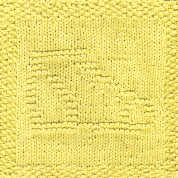 Baby's First Shoe Knit Dishcloth Pattern Only *PDF Digital Download*