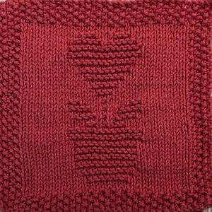 Budding Love Knit Dishcloth Pattern Only *PDF Digital Download*