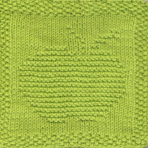 Apple Knit Dishcloth Pattern Only *PDF Digital Download*