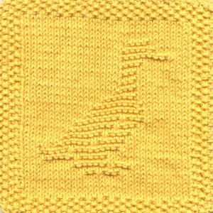 Duck Knit Dishcloth Pattern Only *PDF Digital Download*