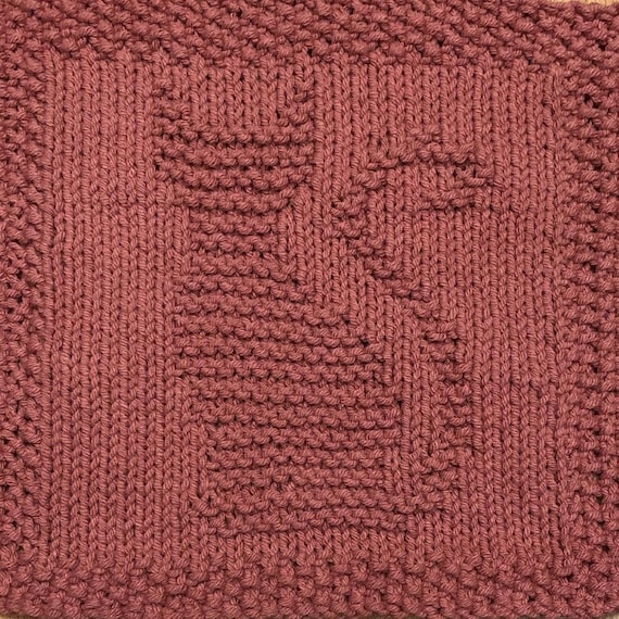 Cat Knit Dishcloth Pattern Only *PDF Digital Download*
