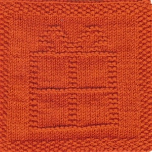 Wrapped Present Knit Dishcloth Pattern Only *PDF Digital Download*