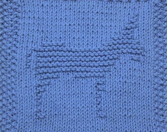 Esel Geschirrtuch Strickanleitung Donkey *PDF Digital Download*