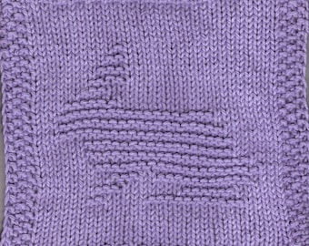 Rabbit Knit Dishcloth Pattern Only *PDF Digital Download*