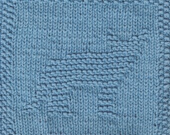 Fox Knit Dishcloth Pattern Only *PDF Digital Download*