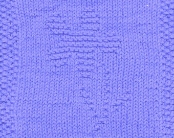 Flower Knit Dishcloth Pattern Only *PDF Digital Download*