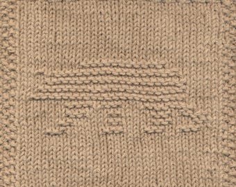 Bear Knit Dishcloth Pattern Only *PDF Digital Download*