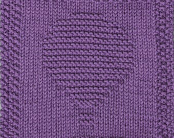 Hot Air Balloon Knit Dishcloth Pattern Only *PDF Digital Download*