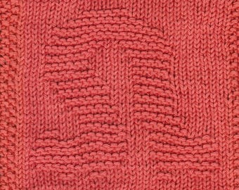 Inchworm Knit Dishcloth Pattern Only *PDF Digital Download*