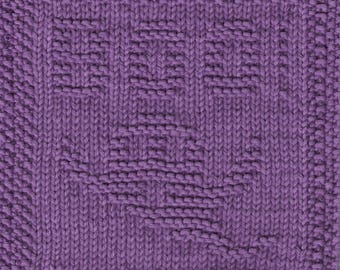 Boo! Geschirrtuch Strickanleitung Stricktuch *PDF Digital Download*