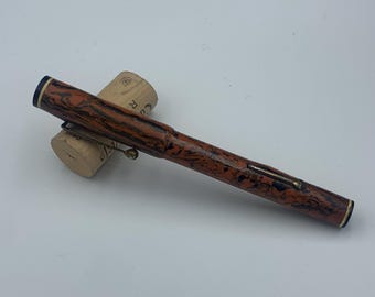 Fountain Pen, Vintage, Made in Germany, Red Marble