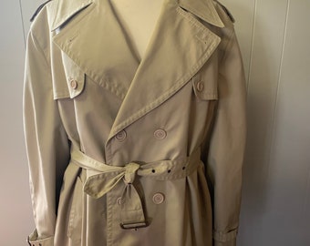 Vintage Trench Coat Lined, 1980s