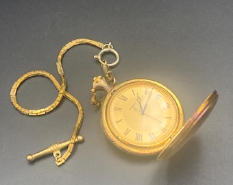 Vintage Timex Pocket Watch, 1970s , Working