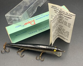 Lot De 2 Leurres Vintage Rapala Wobbler - The Original Finnish Minnow - 9S & 11S, Finlande