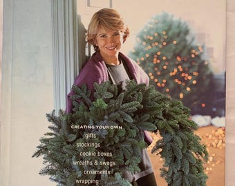 Martha Stewart Living Handmade Christmas Book, Hardcover 1995