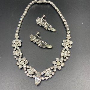 Vintage Rhinestone SET, 3 Pc Set, High Quality