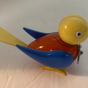 Vintage Wind Up Bird, Germany, Working