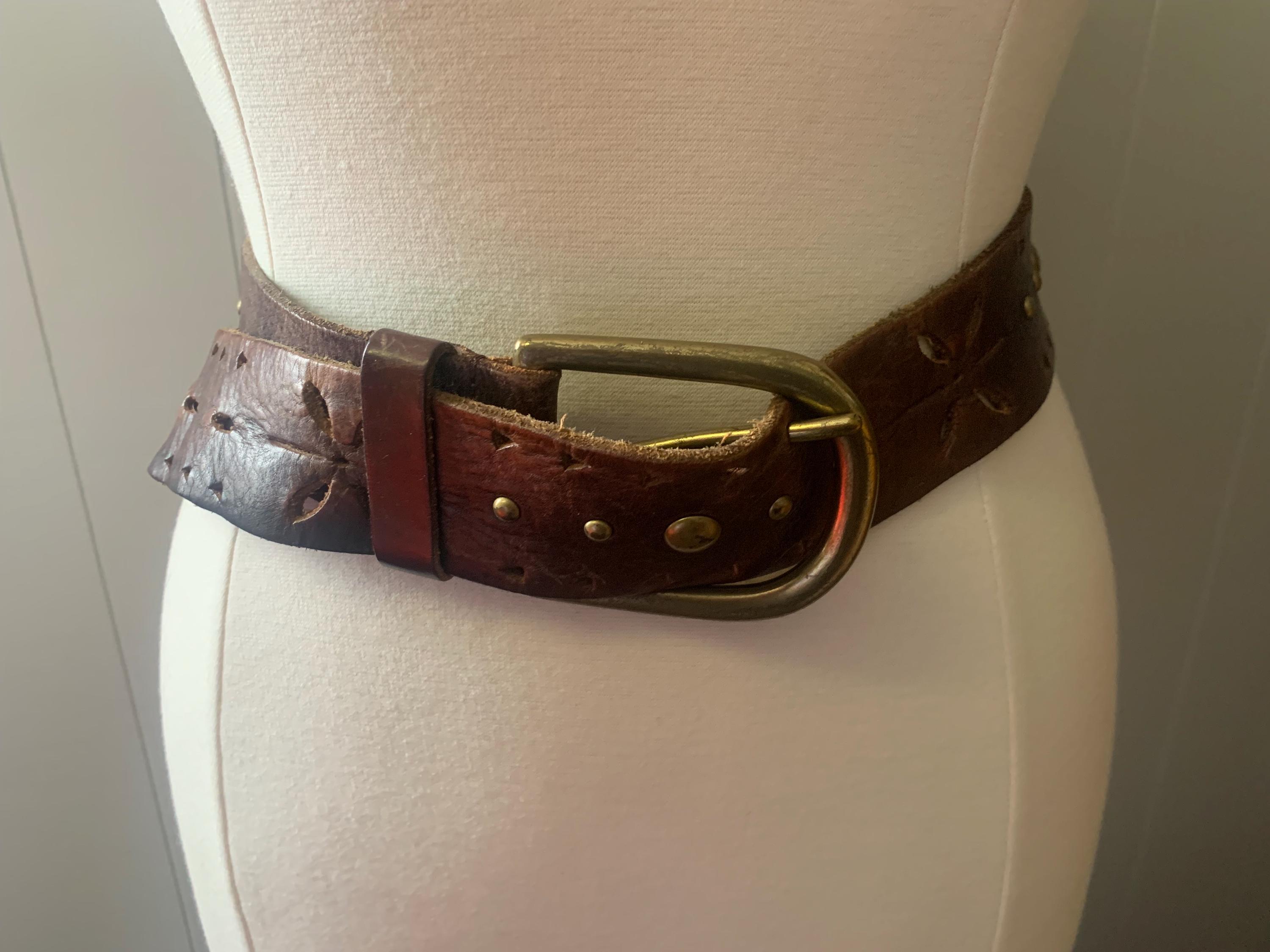 Aldo Leather Belt - Etsy