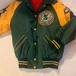 Vintage 1980s Baseball Team Coat, Canada