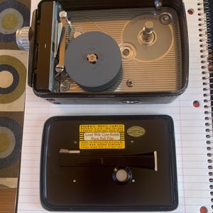 Brownie 8 mm Movie Camera, 1960s, With Leather Case image 9