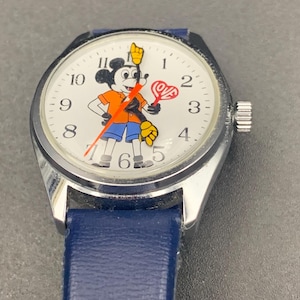 70s Mickey Mouse Watch - Etsy