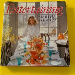 Martha Stewart Entertaining, 1982, First Edition Hardcover Book