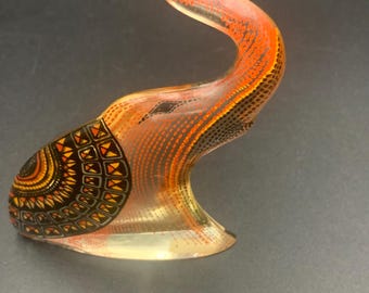 Abraham Palanik Lucky Elephant, Lucite, Op Art