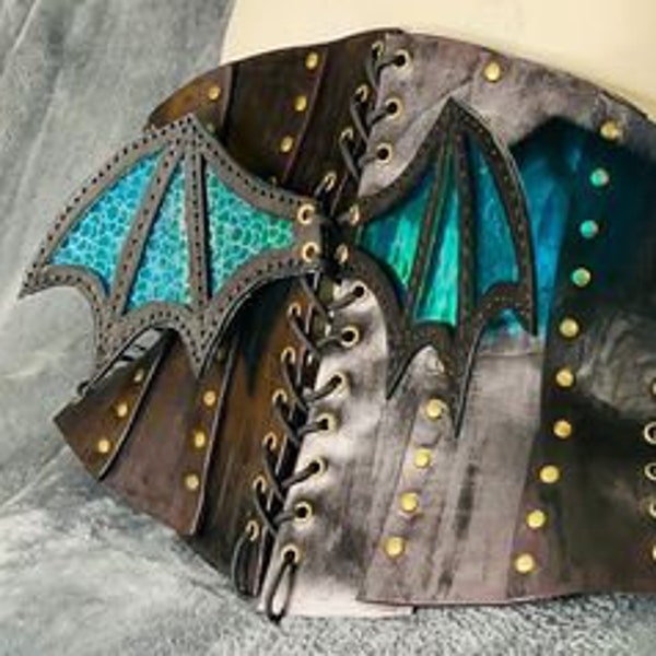 Green Iridescent Bat Kit Wings and Headband main image 0