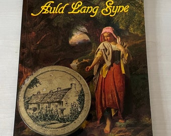 Burns Cottage Ayr, Macvitie's & Price Manufacturer's Sample Tin ca.1938 and Auld Lang Syne, A Portrait of Robert Burns Book Published 1985
