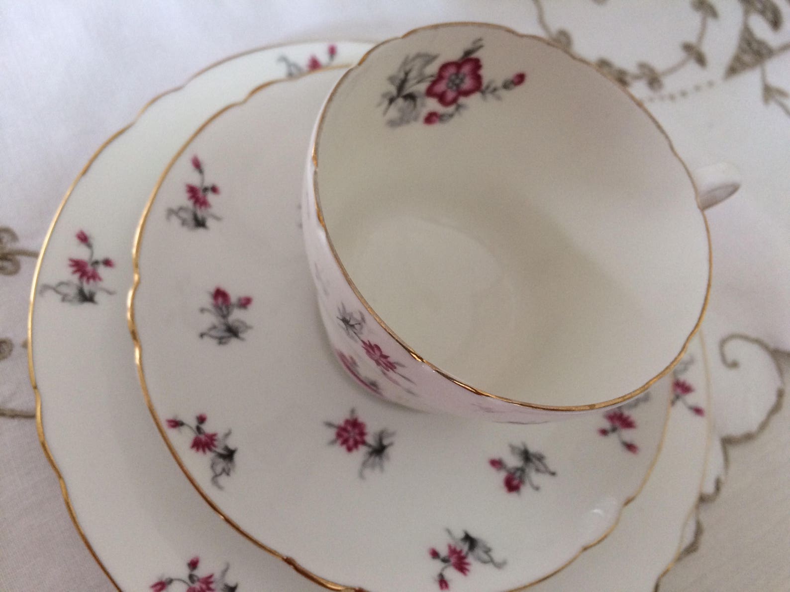 Shelley CHARM 13752 Pattern Fine Bone China Trio English Tea Etsy