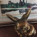 Vintage Brass Rabbit. Collectable Brass Ornaments/figurines. - Etsy