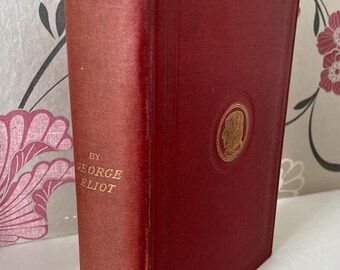 Antique "Romola" Book by George Eliot, 1888 Historical Novel