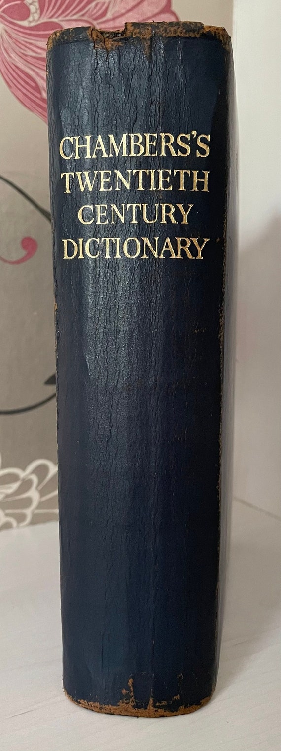 Rare Chambers's Dictionary, 1946 Blue Leather, Limited Edition