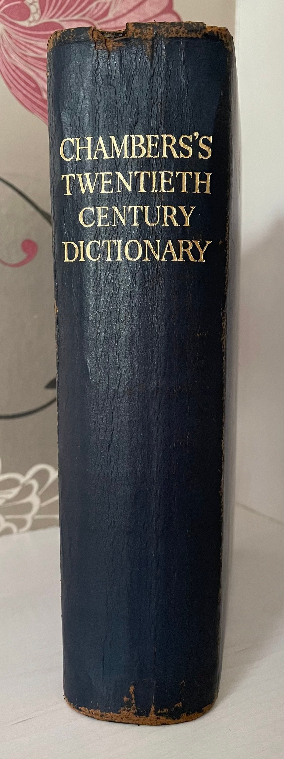 Rare Chambers's Dictionary, 1946 Blue Leather, Limited Edition - Etsy