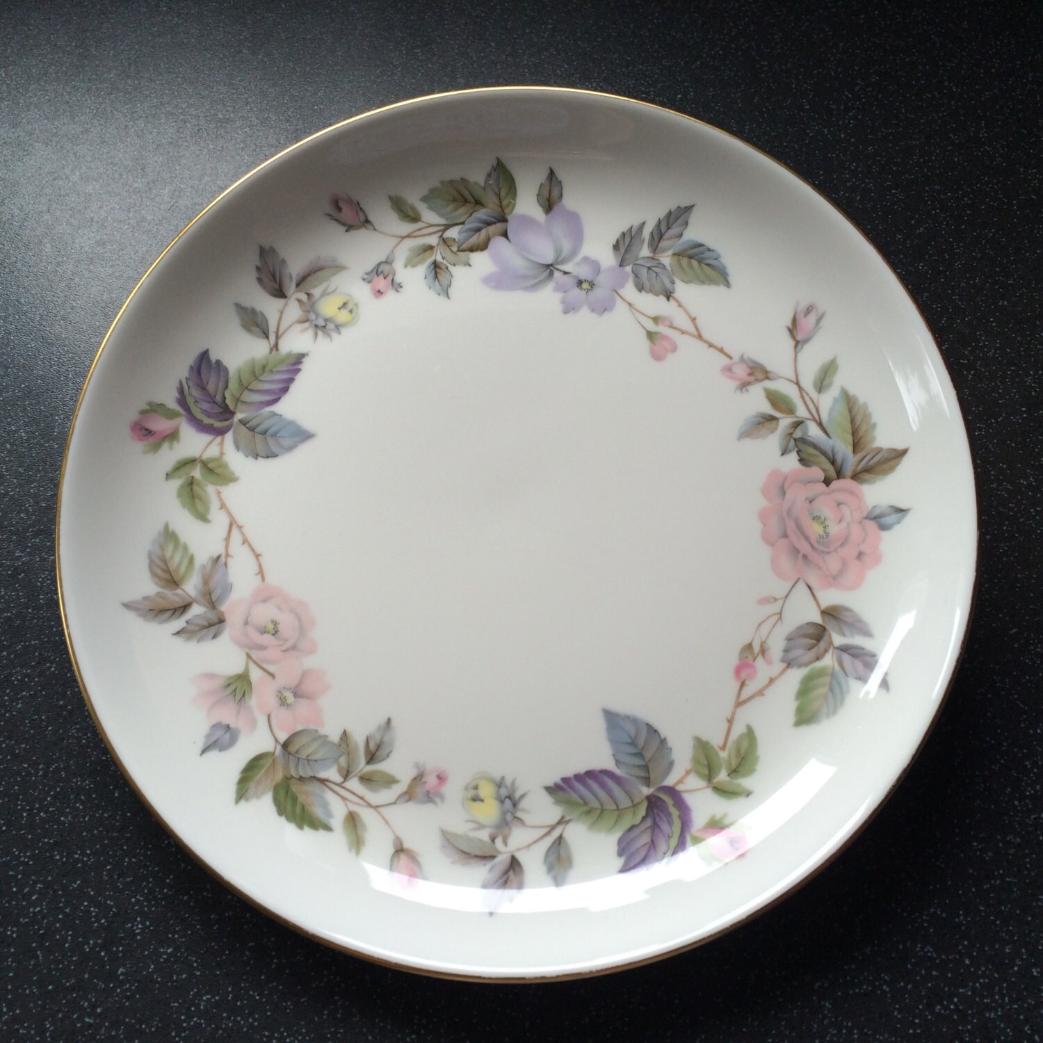 Royal Worcester Fine Bone China JUNE GARLAND 9 Round Etsy