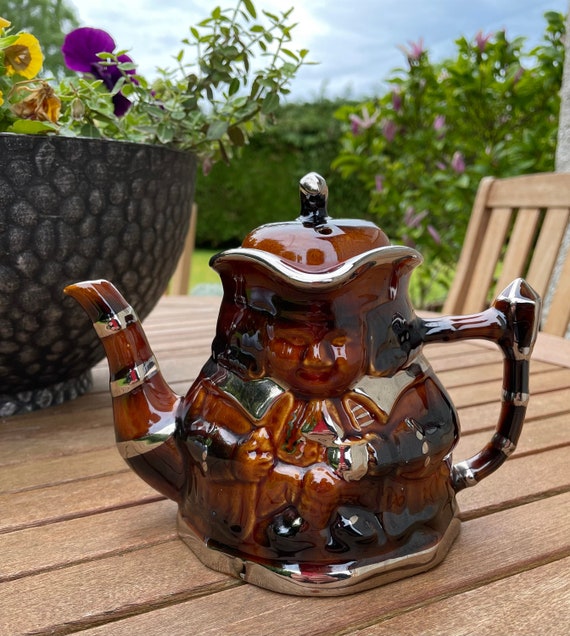 Vintage Price Kensington Toby Jug Teapot, English Novelty Teapot