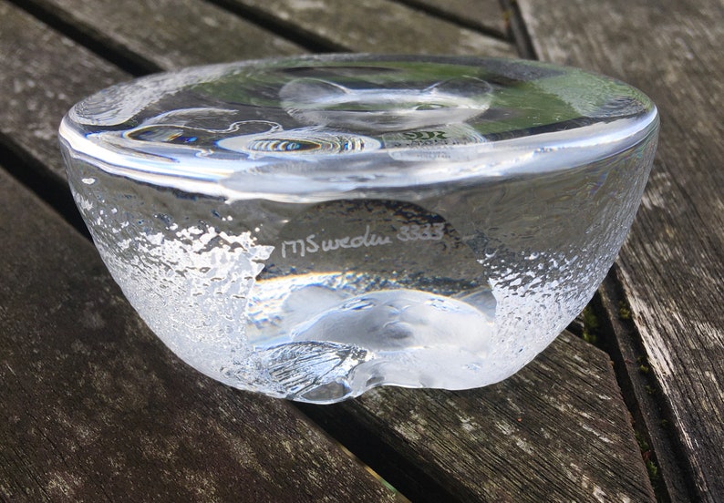 Mats Jonasson Lead Crystal Art Etched Cat with Ball of Yarn Etsy