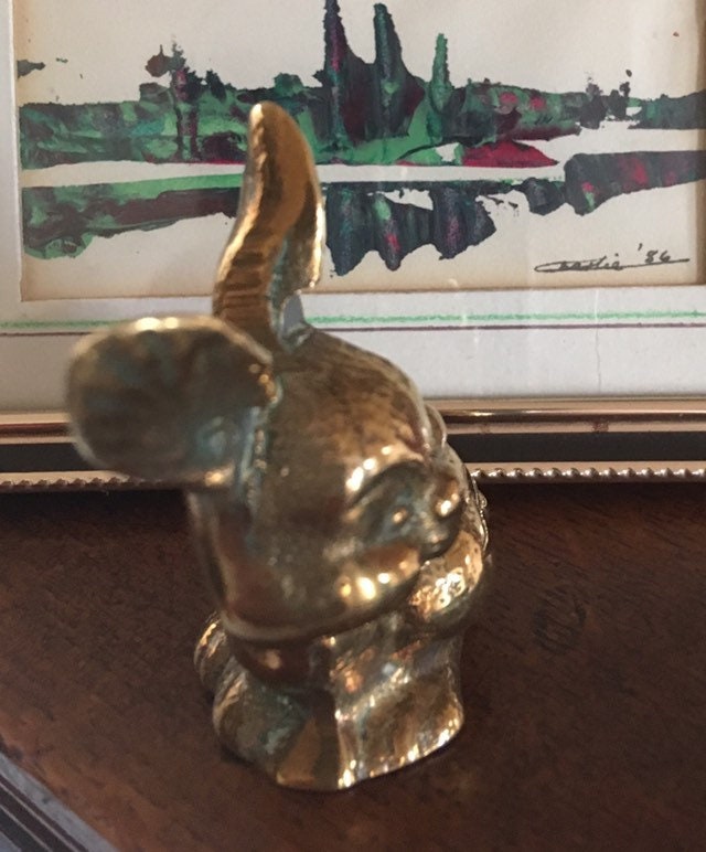 Vintage Brass Rabbit. Collectable Brass Ornaments/figurines. - Etsy