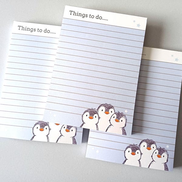 Penguin A6 Notepad - Things To Do
