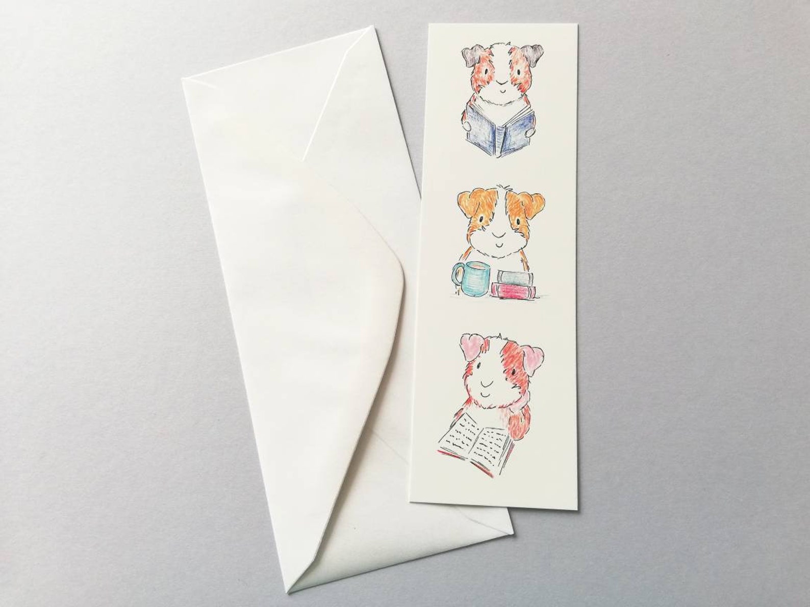 Guinea Pig Bookmark Cavy Page Marker Bookmark Gift Book | Etsy UK