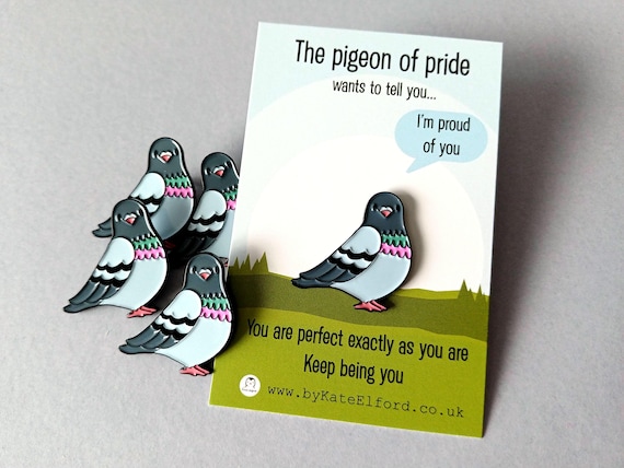 The Pigeon of Pride Enamel Pin
