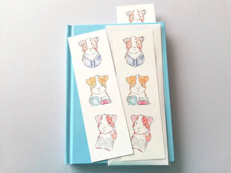 Guinea Pig Bookmark Cavy Page Marker Bookmark Gift Book - Etsy UK