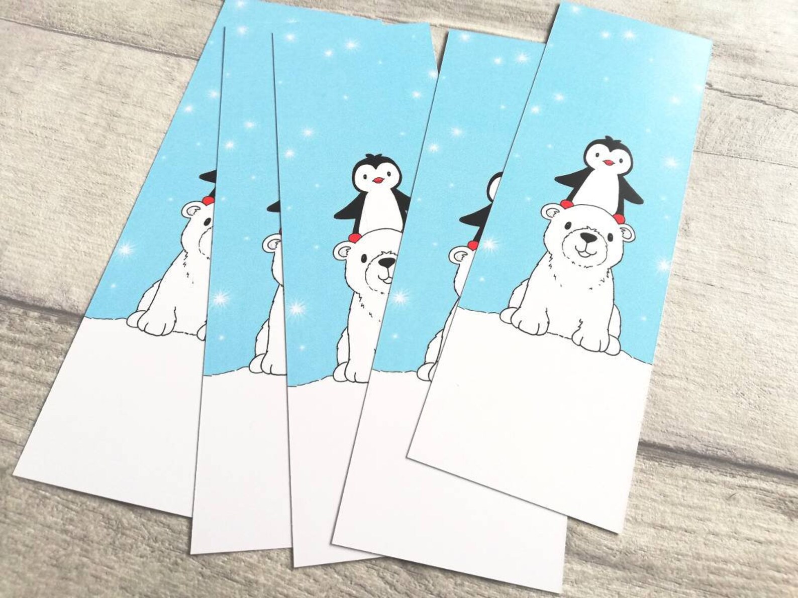 Penguin Clip Bookmarks Set Of 2 | Adorable Page Markers For Book Lovers