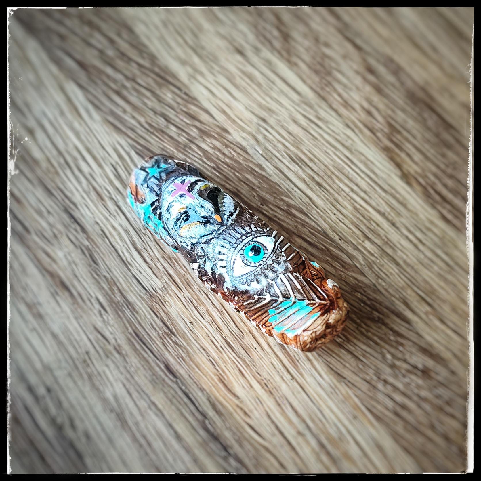Owl Barrel Bead